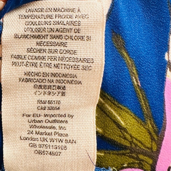 Free people under the palms button down blouse floral boho - Picture 7 of 8